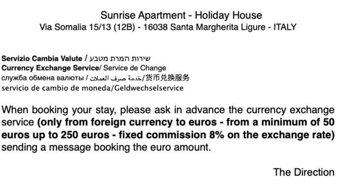 Sunrise Apartment سانتا مارغريتا ليغور المظهر الخارجي الصورة
